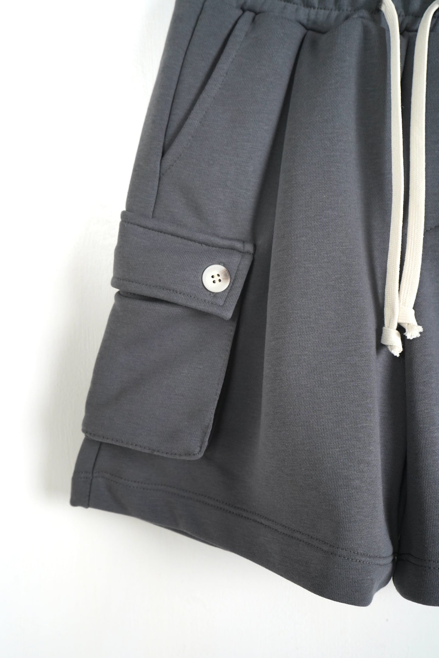 CARGO KIDS IN COTONE GRIGIO PIOMBO