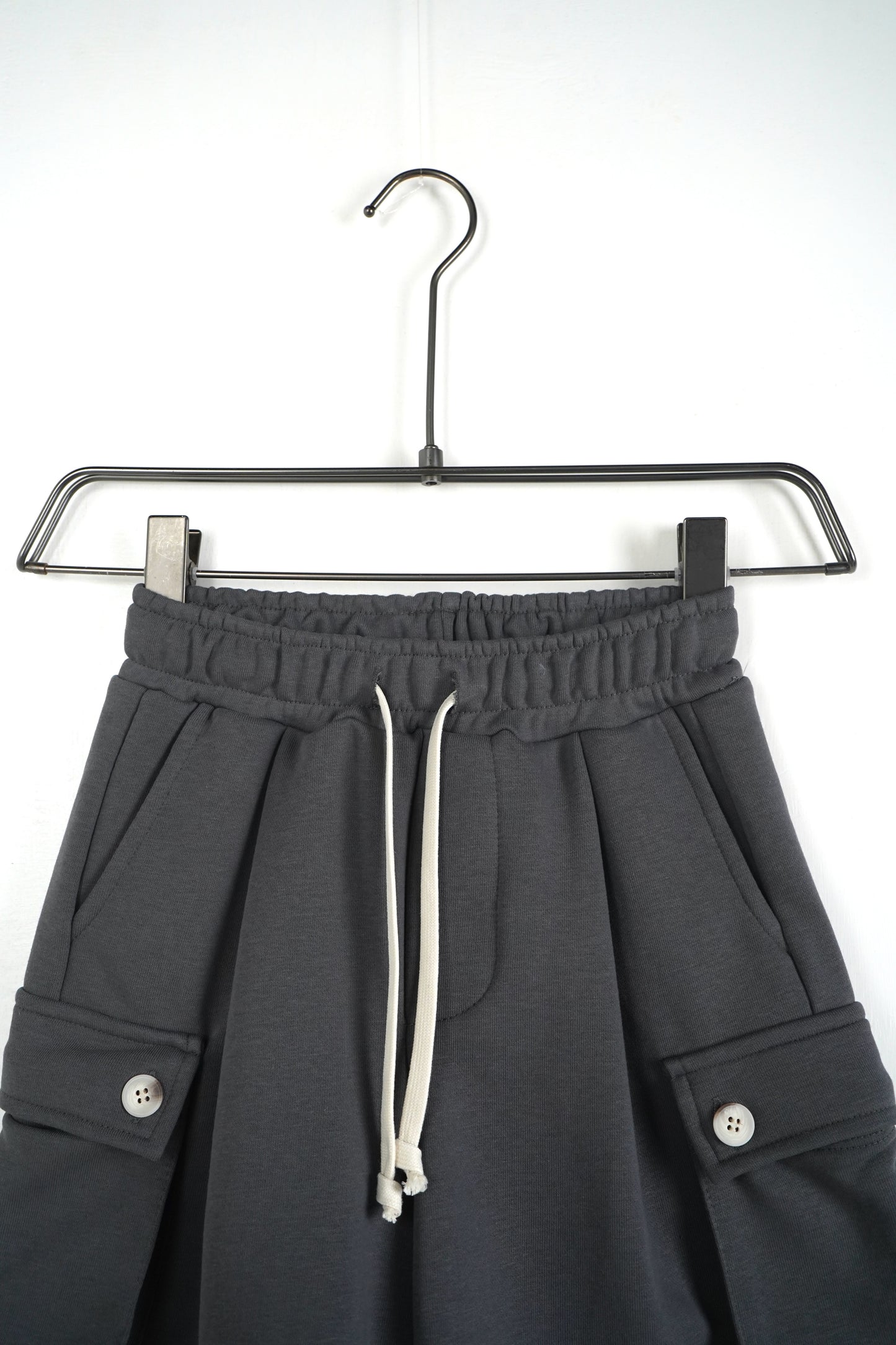 CARGO KIDS IN COTONE GRIGIO PIOMBO