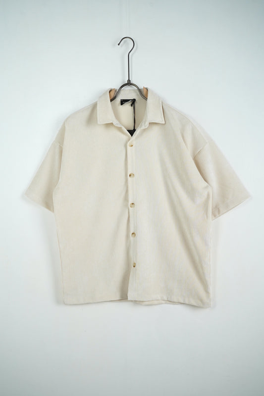 CAMICIA A COSTINE MILLERIGHE BEIGE