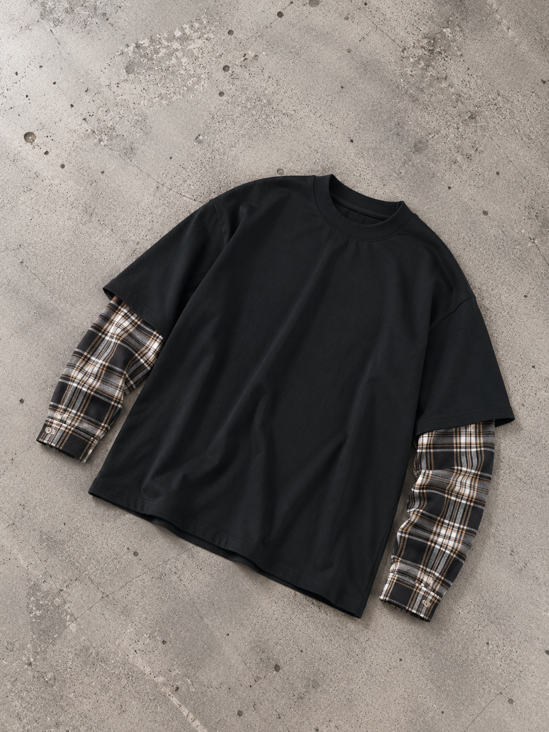 T-Shirt doppia manica camicia