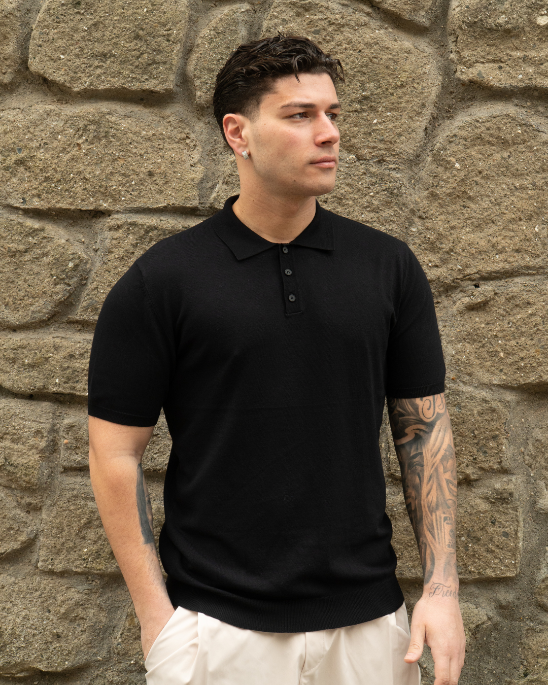 POLO IN FILO 3 BOTTONI