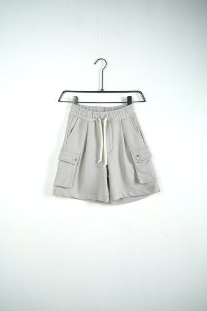 CARGO KIDS IN COTONE GRIGIO GHIACCIO