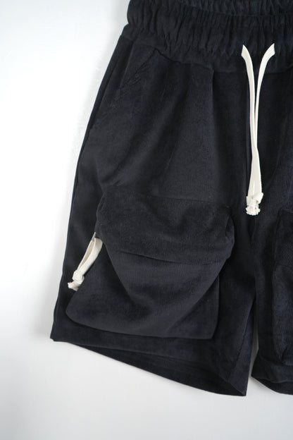 CARGO KIDS A COSTINE MILLERIGHE TASCHE FRONTALI NERO