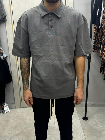 POLO OVER SIZE GRIGIA