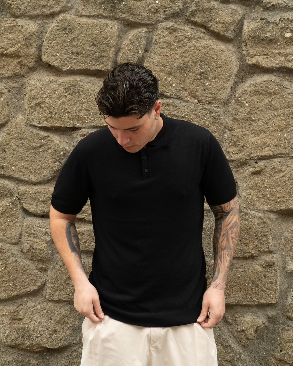 POLO IN FILO 3 BOTTONI