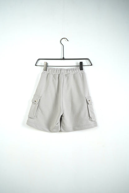 CARGO KIDS IN COTONE GRIGIO GHIACCIO