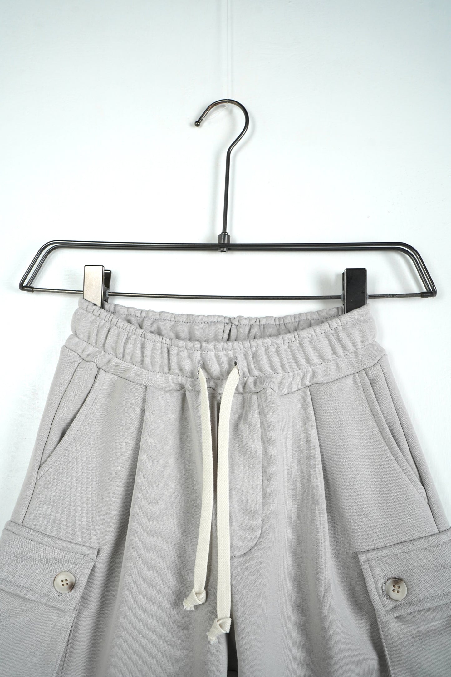 CARGO KIDS IN COTONE GRIGIO GHIACCIO
