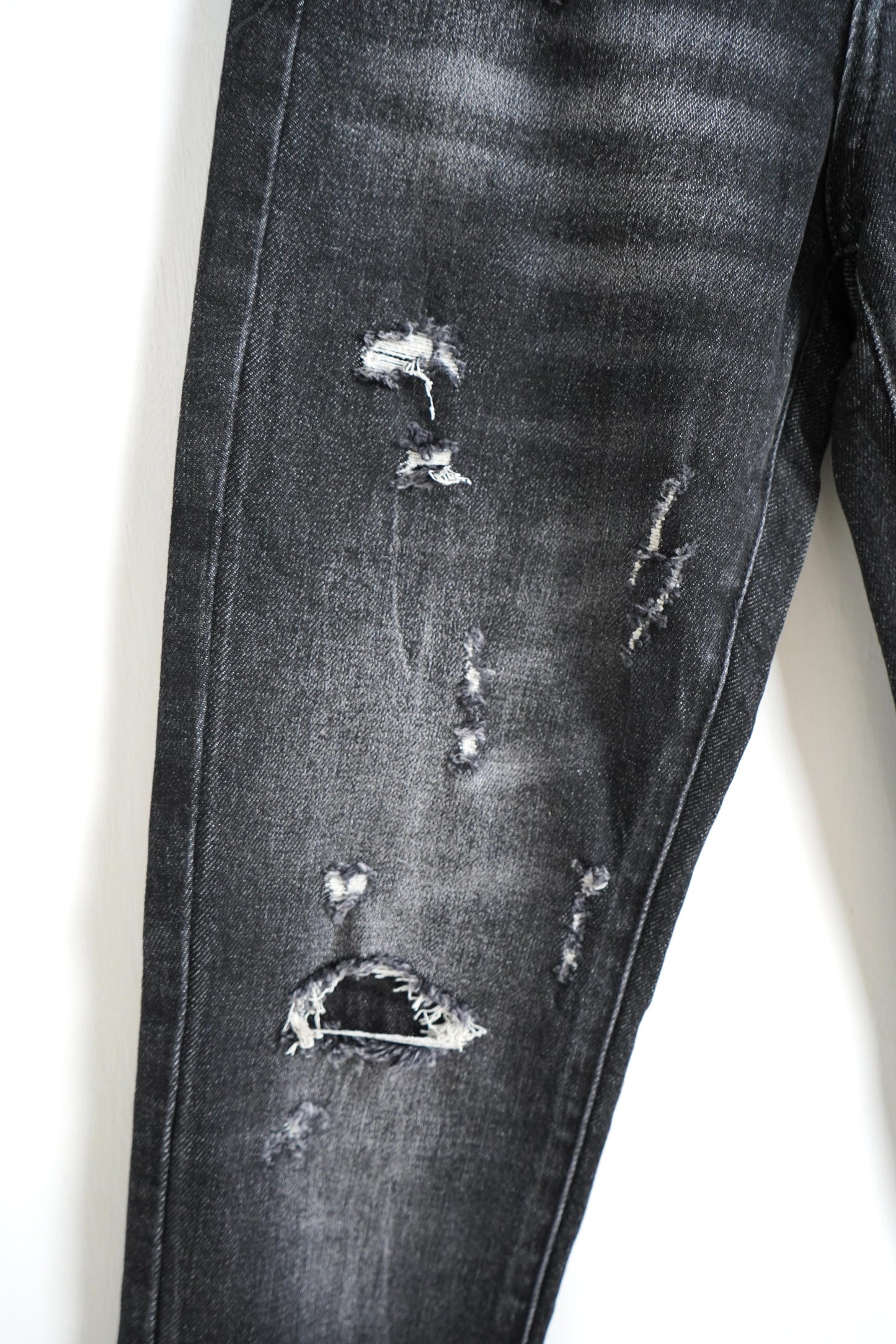 JEANS SKINNY KIDS SVERNICIATO NERO