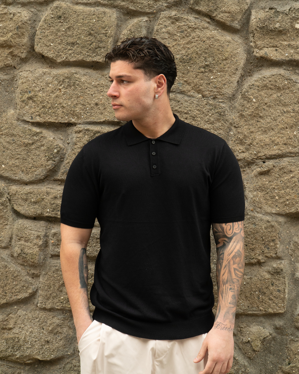 POLO IN FILO 3 BOTTONI