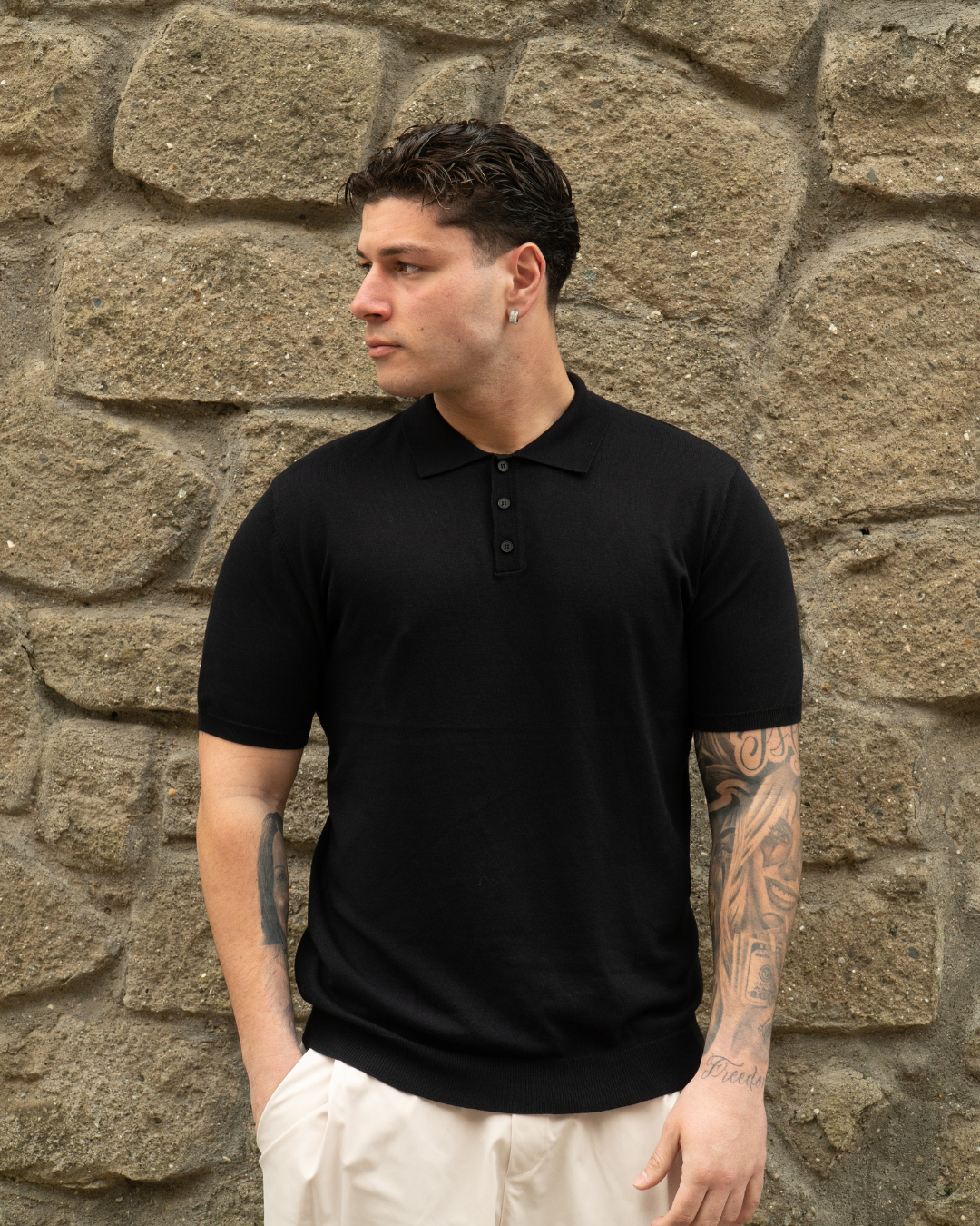 POLO IN FILO 3 BOTTONI