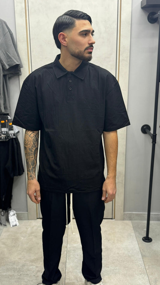 POLO OVER SIZE NERA