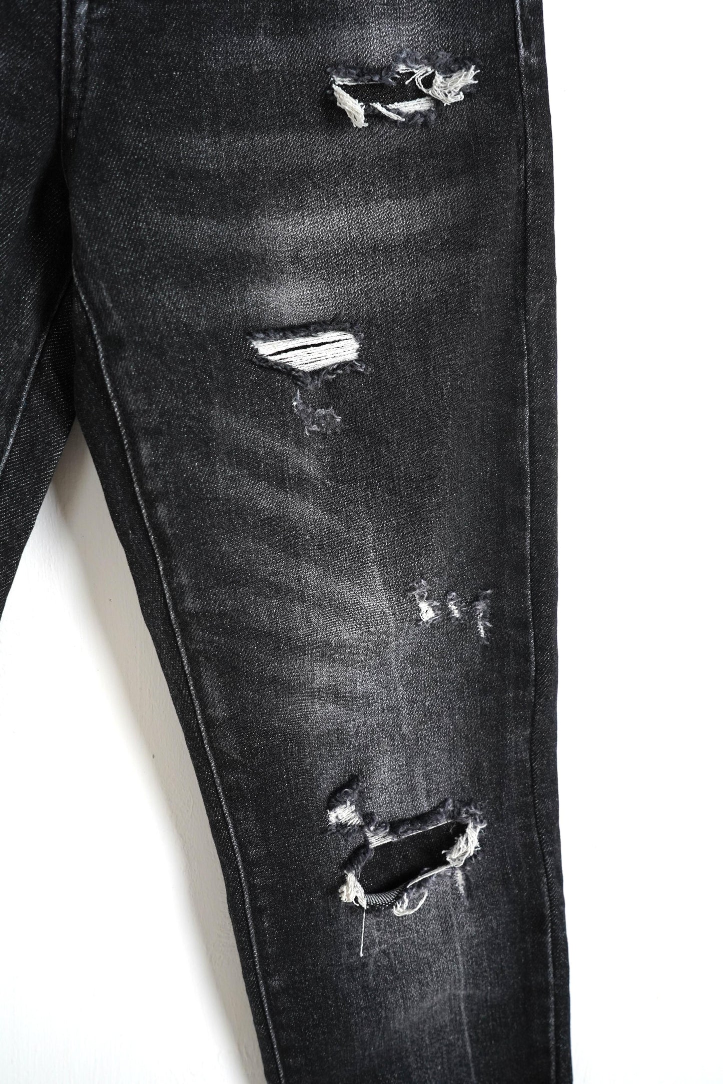 JEANS SKINNY KIDS SVERNICIATO NERO