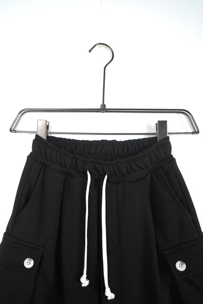 CARGO KIDS IN COTONE NERO