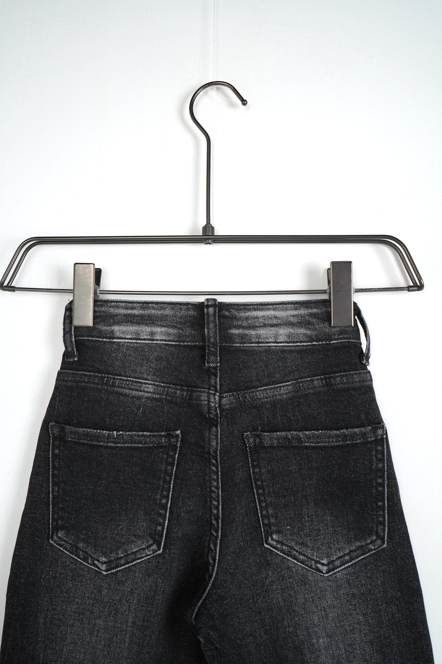 JEANS SKINNY KIDS SVERNICIATO NERO