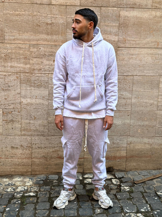 TUTA DOPPIO COTONE GRIGIO NEWYORK