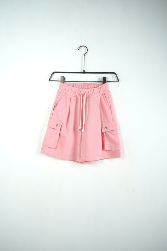 CARGO KIDS IN COTONE ROSA