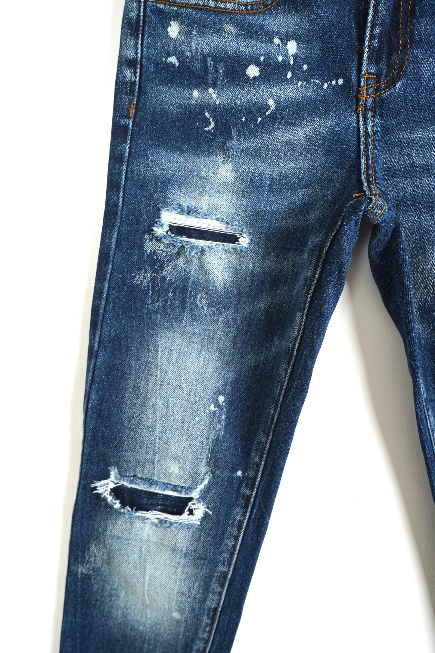 JEANS SKINNY KIDS SVERNICIATO NERO