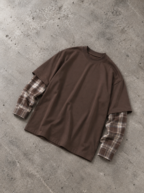 T-Shirt doppia manica camicia