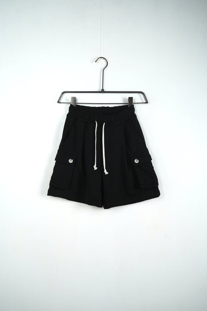CARGO KIDS IN COTONE NERO