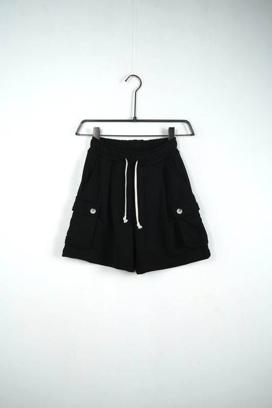 CARGO KIDS IN COTONE NERO