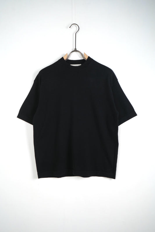 MAGLIA IN FILO PRIMAVERILE NERA